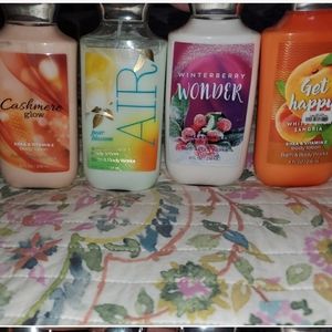 BBW sprays and lotion